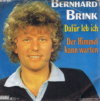 BERNHARD BRINK - DAFÜR LEB ICH