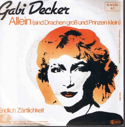 Gabi Decker -  ALLEIN (sind drachen groß und prinzen klein)