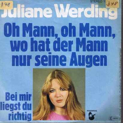 Juliane Werding - Oh mann, oh mann, wo hat der mann nur seine augen