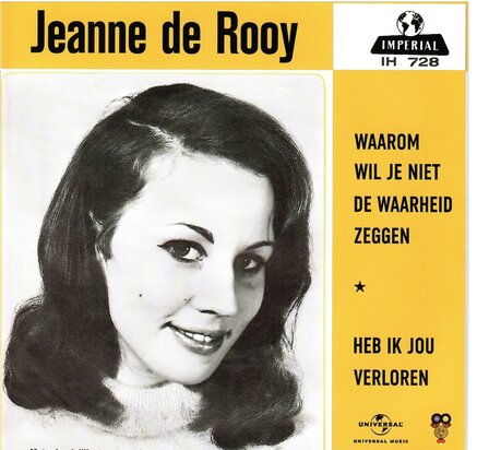 JEANNE de ROOY - WAAROM WIL JE NIET DE WAARHEID ZEGGEN
