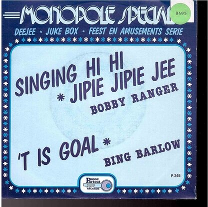 BOBBY RANGER - SINGING HI HI JIPIE JIPIE JEE