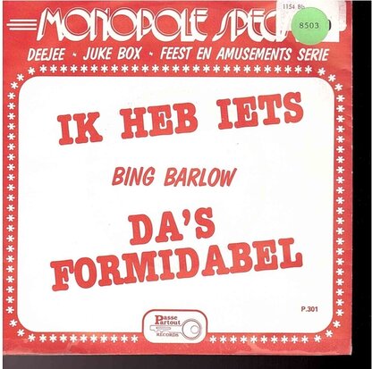 BING BARLOW - IK HEB IETS