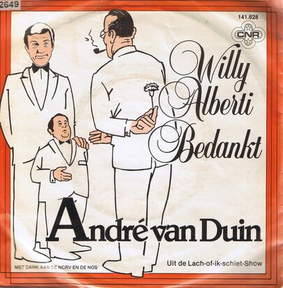 ANDRE VAN DUIN - WILLY ALBERTI BEDANKT