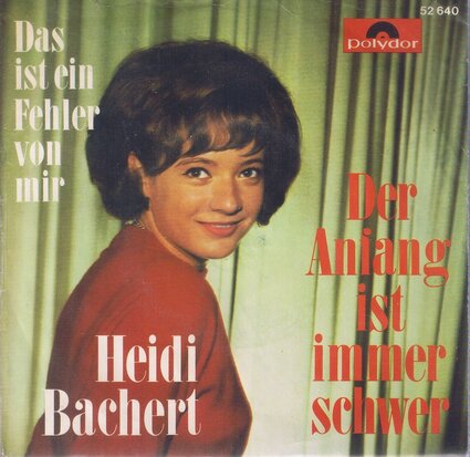 Heidi Bachert - der anfang ist immer schwer