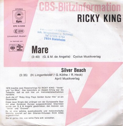 RICKY KING - MARE