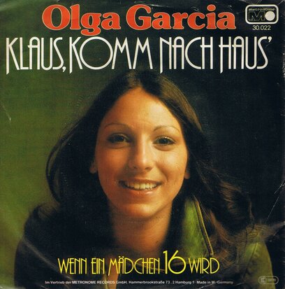 OLGA GARCIA - KLAUS, KOMM NACH HAUS'