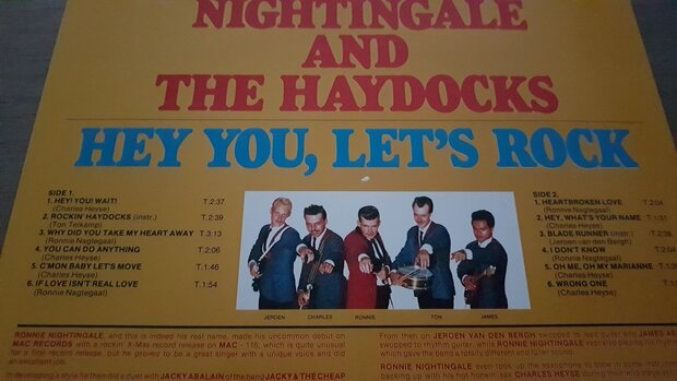 RONNIE NIGHTINGALE AND THE HAYDOCKS -  HEY YOU, LET'S ROCK