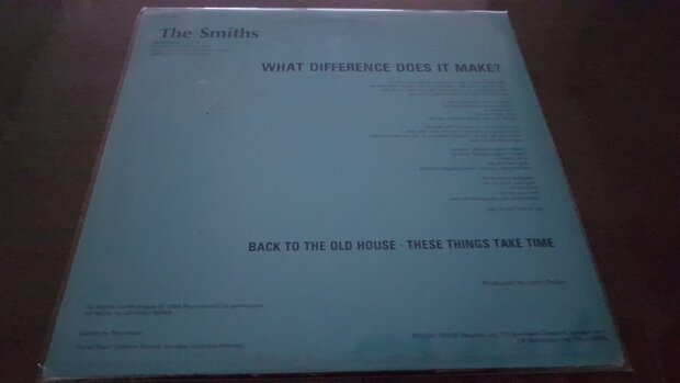 THE SMITHS - WHAT DIFFERENCE DOES IT MAKE